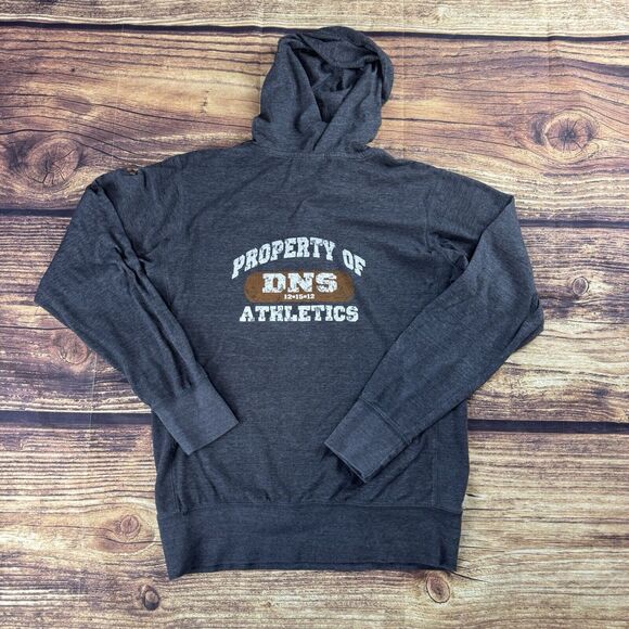 J AMERICA Lightweight Sweatshirt Hoodie Womens Gray Pullover Kangaroo Pocket M - Picture 2 of 6